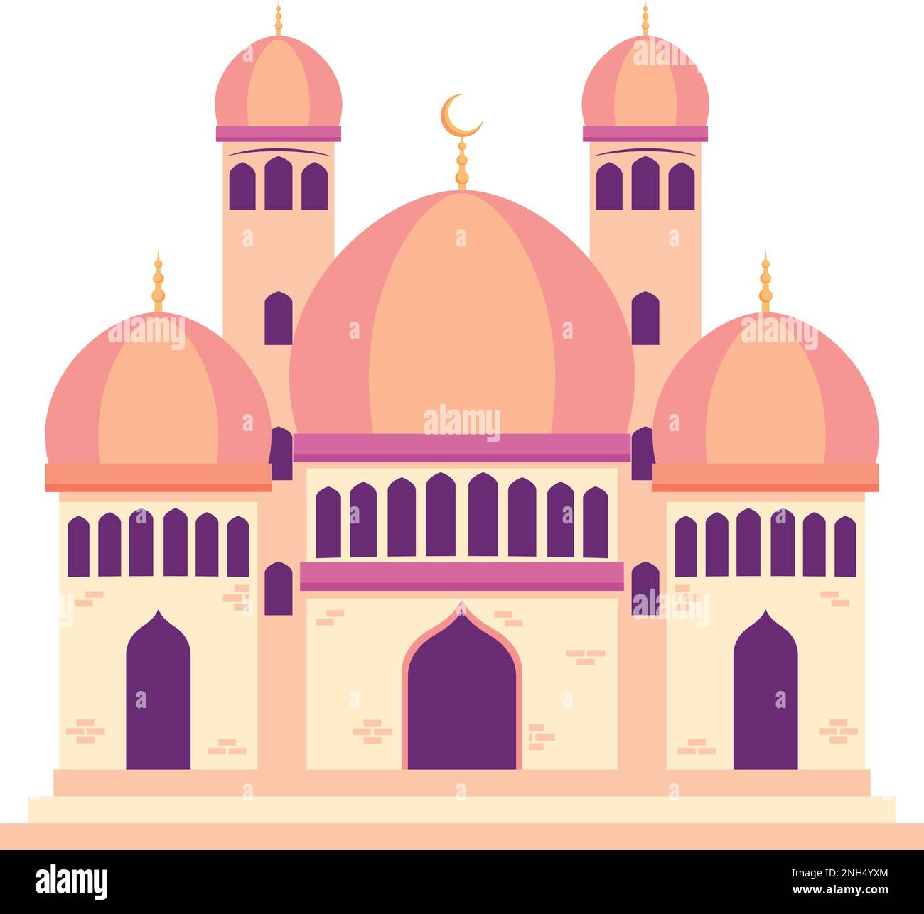 muslim mosque facade traditional icon Stock Vector Image & Art - Alamy