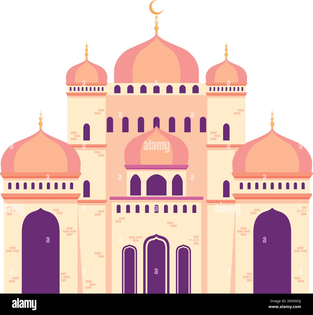 mosque facade islamic traditional icon Stock Vector Image & Art - Alamy