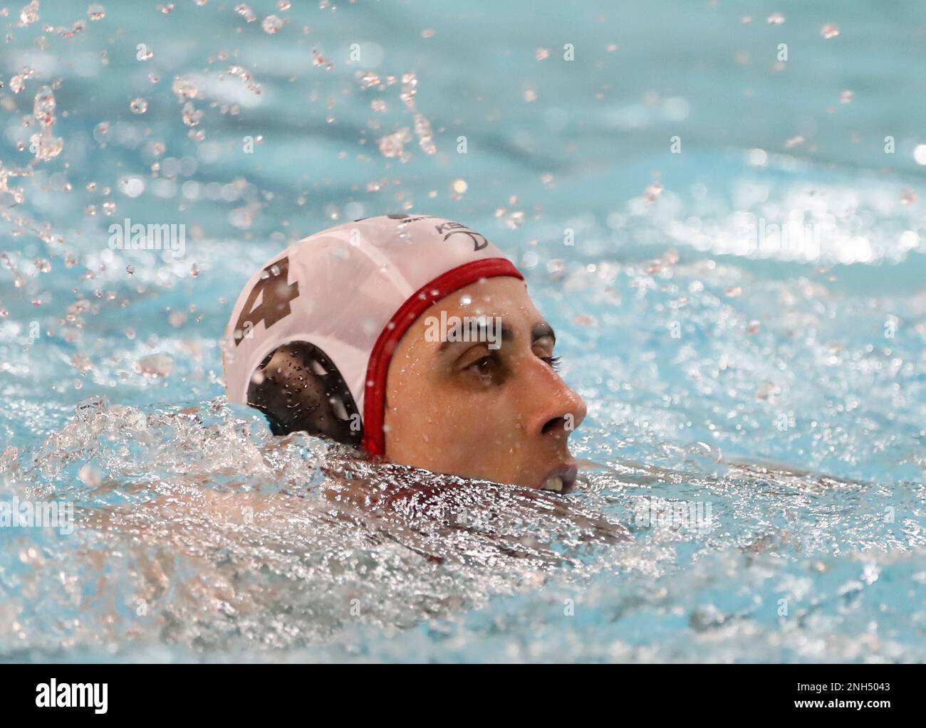 KRAGUJEVAC, SERBIA - FEBRUARY 18: during the LEN Men's Water Polo Champions  League match between VK Radnicki vs Olympiacos on February 18, 2023 in  Kragujevac, Serbia. (Photo by Nikola Krstic/MB Media/Getty Images
