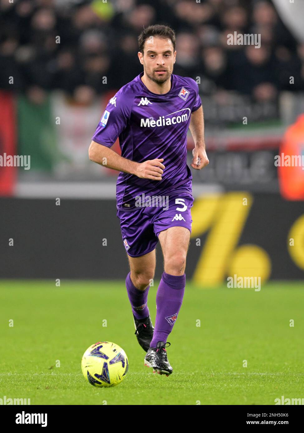 TURIN - Manuel Locatelli of Juventus FC during the Italian Serie A match between Juventus FC and ACF Fiorentina at Allianz Stadium on February 12, 2023 in Turin, Italy. AP | Dutch Height | GERRIT OF COLOGNE Stock Photo