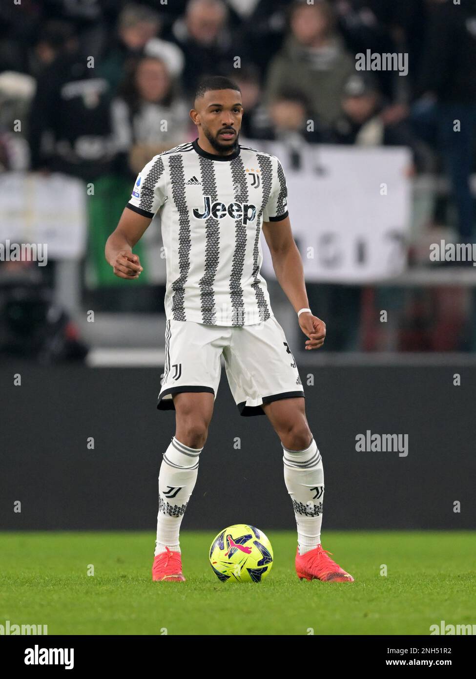 TURIN - Bremer of Juventus FC during the Italian Serie A match between Juventus FC and ACF Fiorentina at Allianz Stadium on February 12, 2023 in Turin, Italy. AP | Dutch Height | GERRIT OF COLOGNE Stock Photo