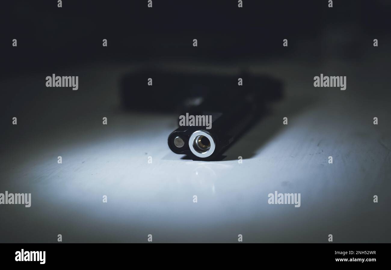 Pistol type weapon Stock Photo Alamy