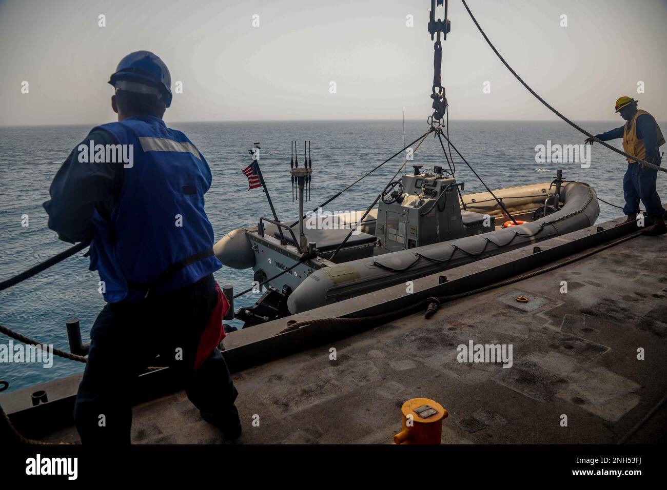 Life boat drill aboard hi-res stock photography and images - Alamy