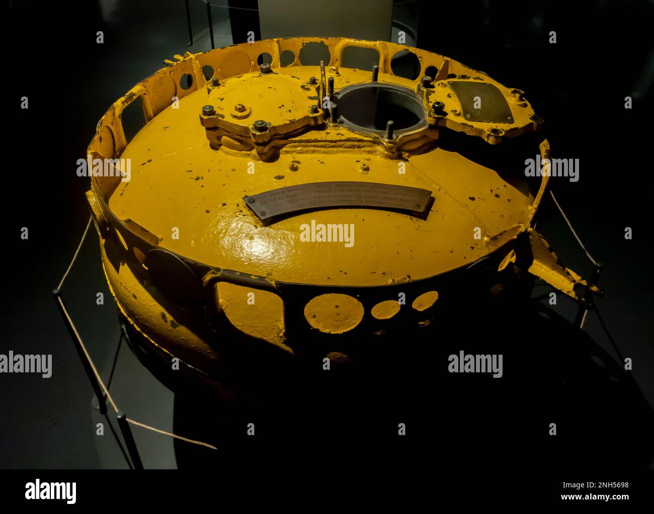 Emergency buoy from the submarine TCG Dumlupinar II Stock Photo