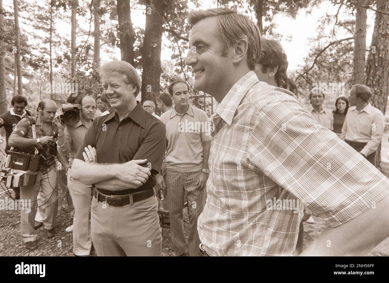 Walter Modal Jimmy Carter and Walter Mondale chat with TIME White House ...