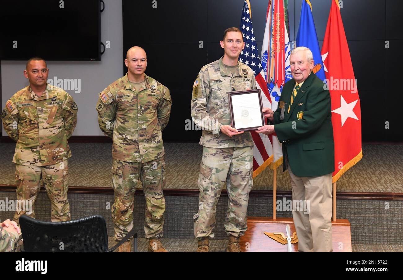 The 1st Battalion, 212th Aviation Regiment received the Order of