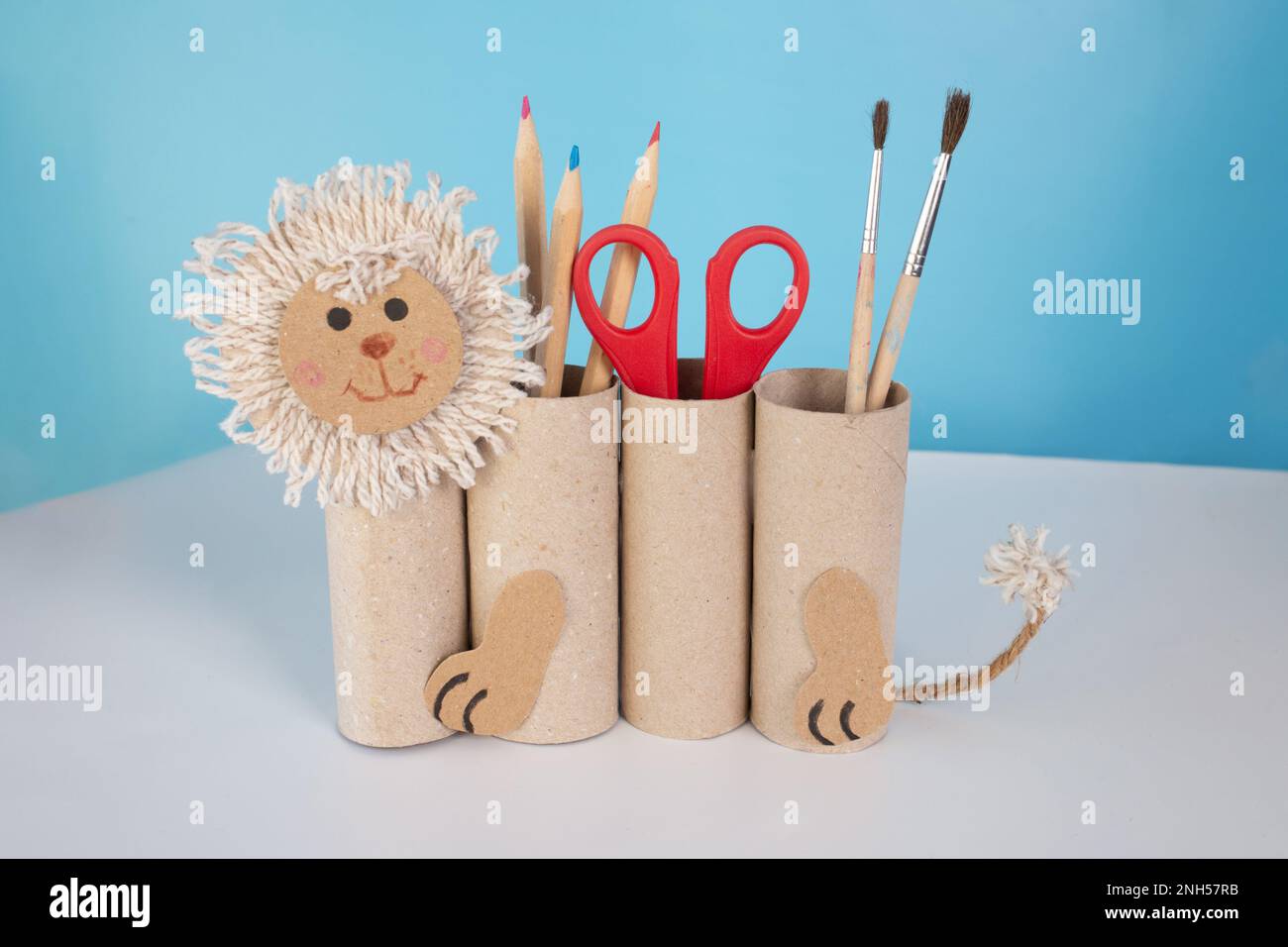 toilet paper roll craft, recycle concept, DIY for kids, simple activity