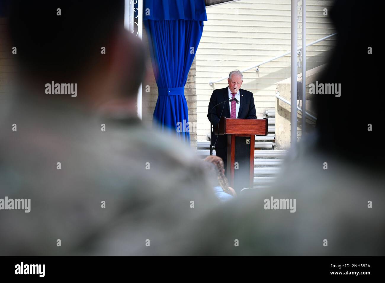 Secretary of the Air Force Frank Kendall offers opening remarks during ...