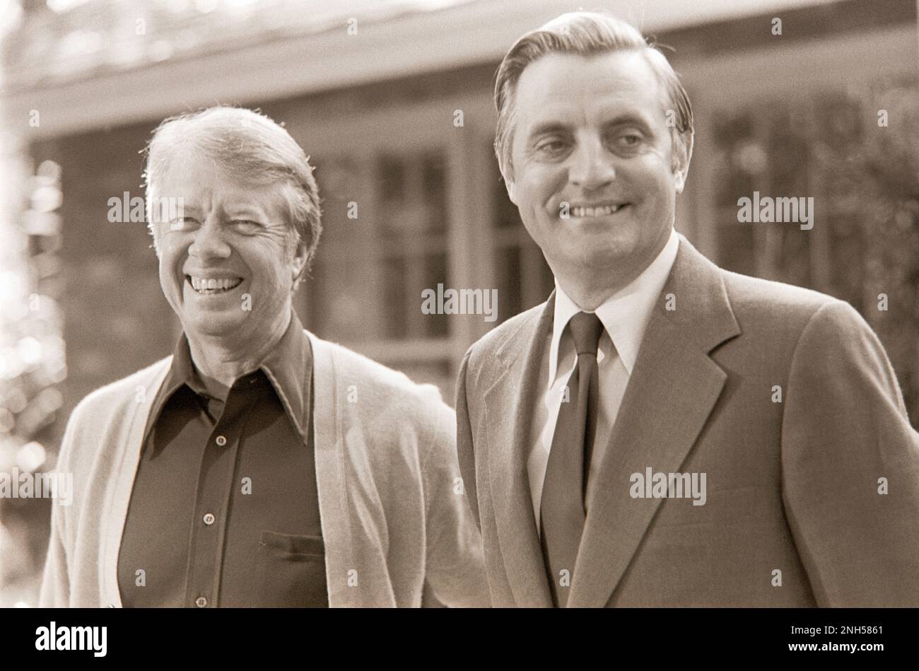 President elect Jimmy Carter and Vice President elect Walter Mondale at