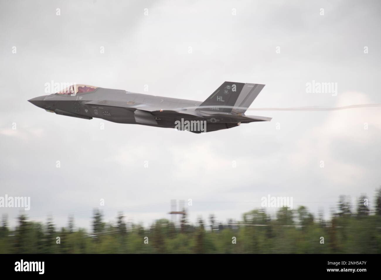 A U.S. Air Force F35A Lightning II belonging to the 354th Fighter Wing