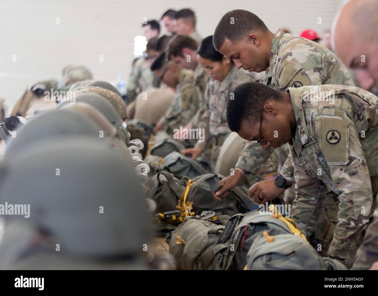 Parachute riggers assigned to 3rd Expeditionary Sustainment Command