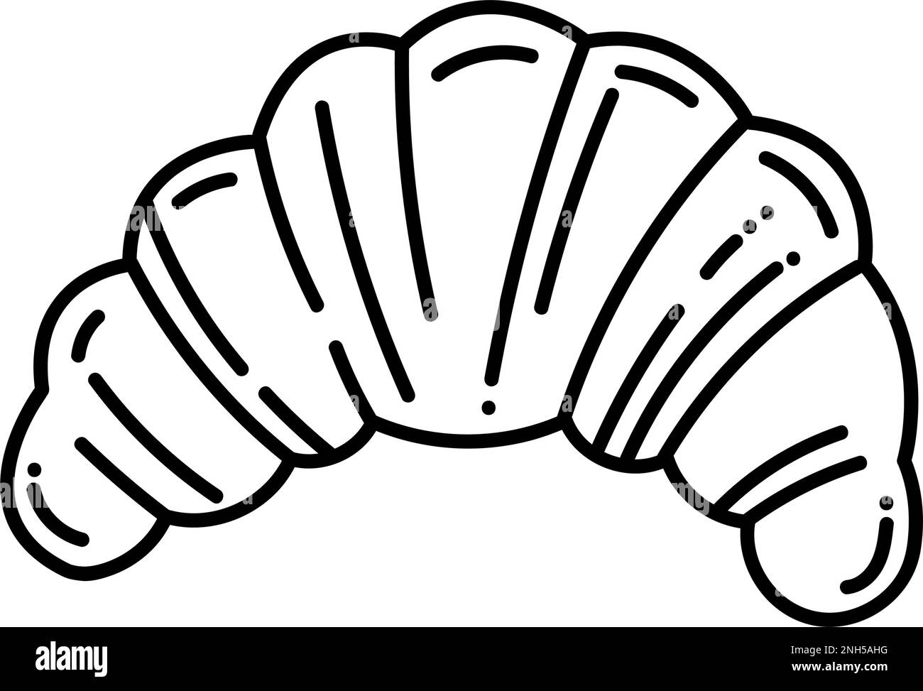 fresh bread croissant bakery icon Stock Vector Image & Art - Alamy