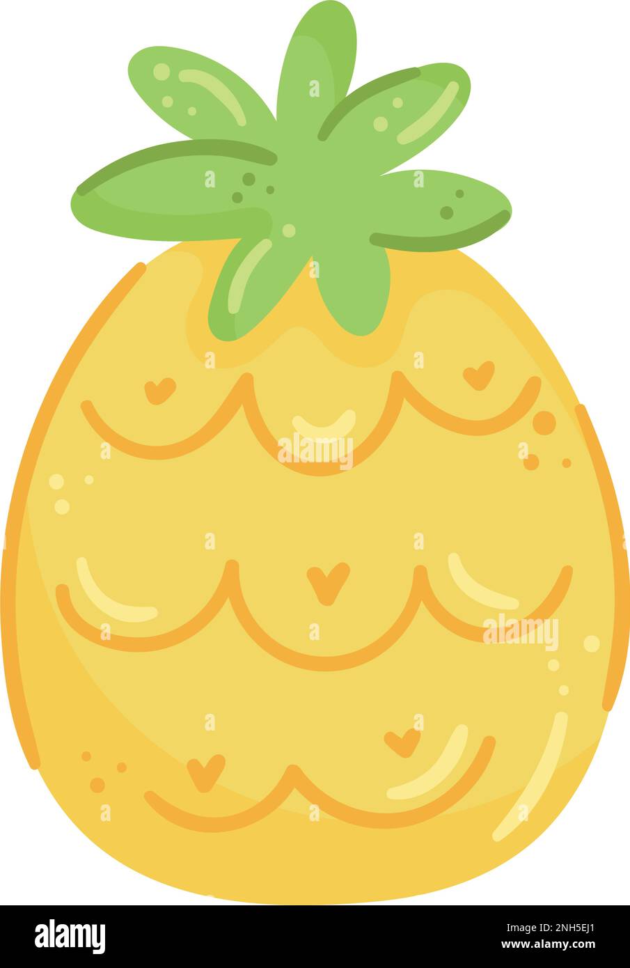 fresh pineapple fruit healthy icon Stock Vector Image & Art - Alamy