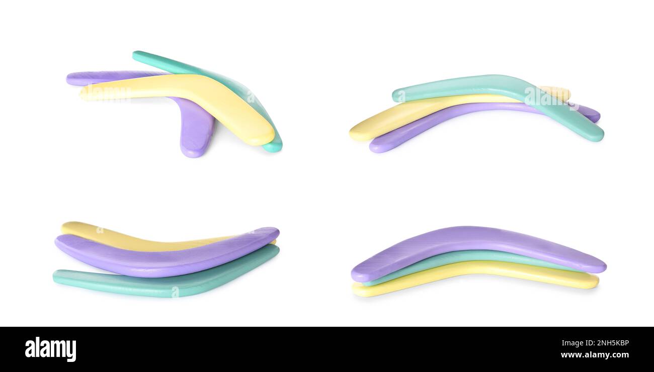 Set De 5 Boomerangs Lumineux DeAO - Jouets D'Extérieur Pour Débutants - Anneaux Pro Et Boomerangs