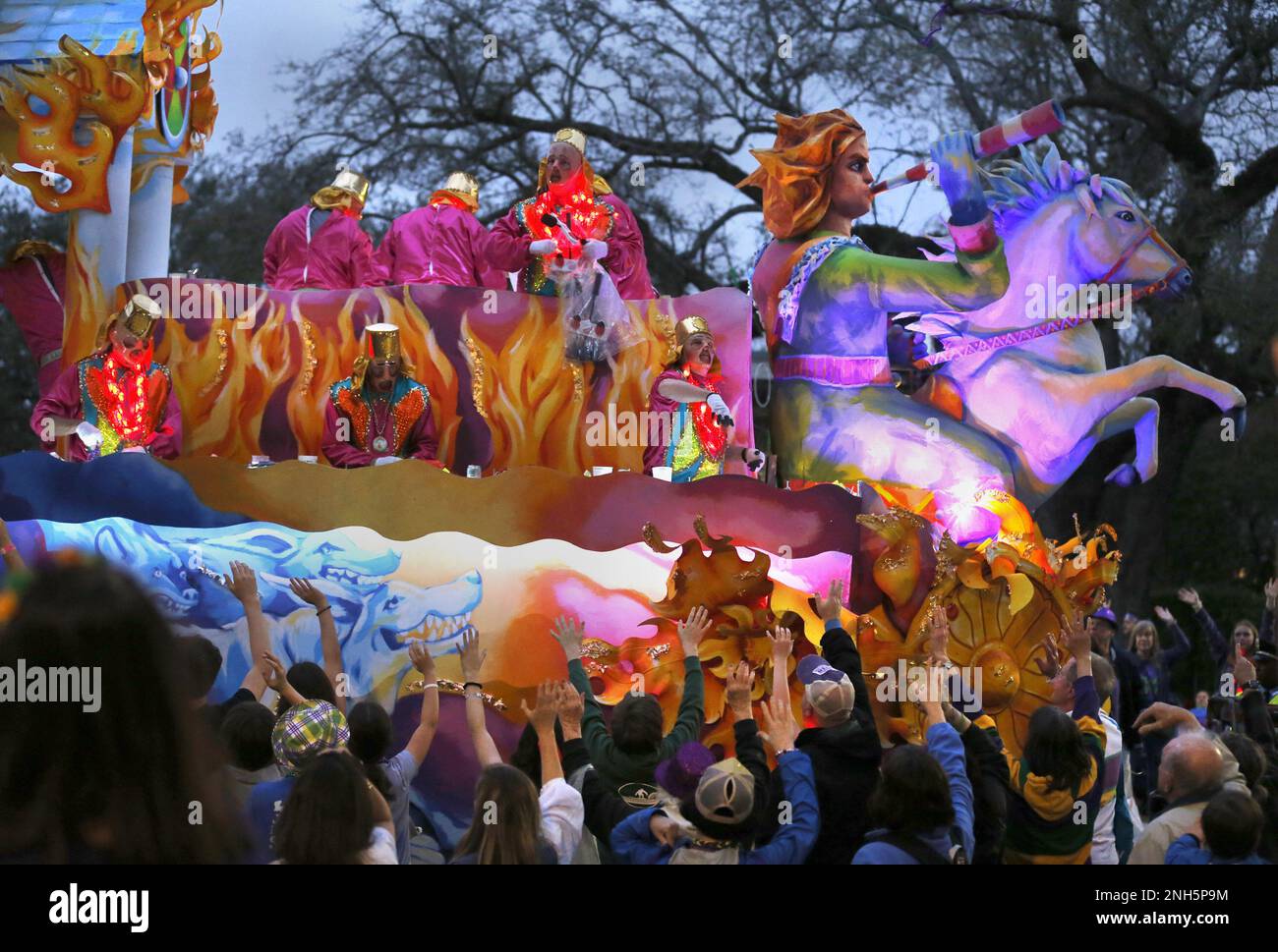 New Orleans, United States. 21st Feb, 2023. The Krewe of Proteus