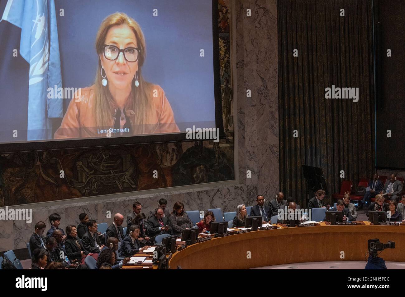 Leni Stenseth, Deputy Commissioner-General, United Nations Relief and ...