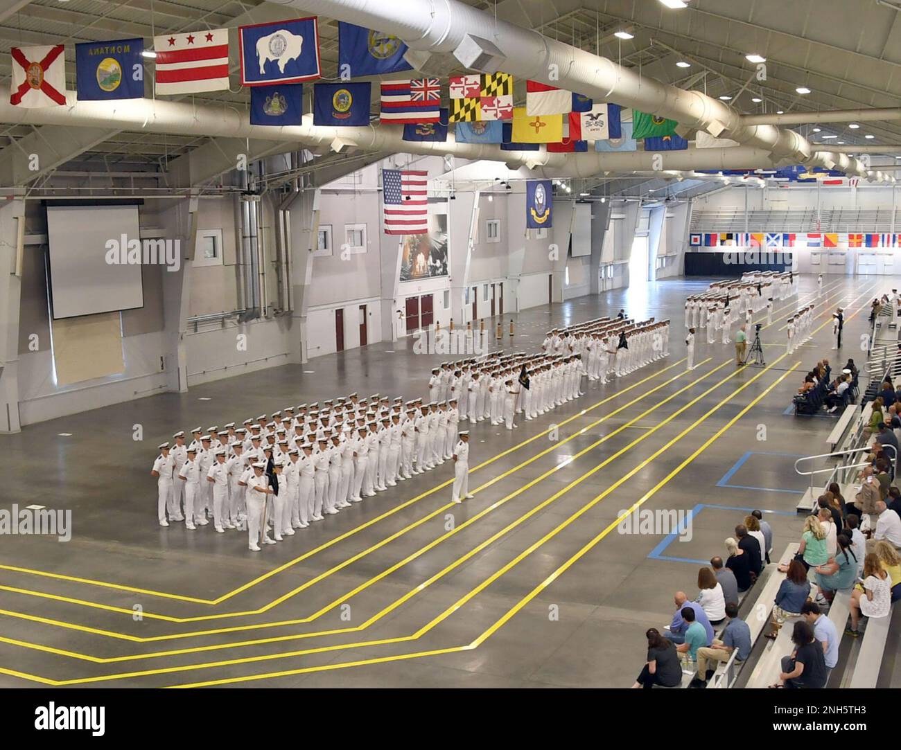 New student indoctrination nstc nrotc netc hires stock photography and