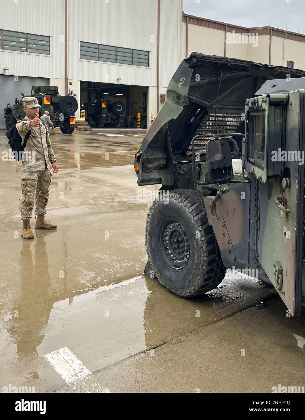 U.S. Army Cadet Charles Snead, assigned to 194th Division Sustainment