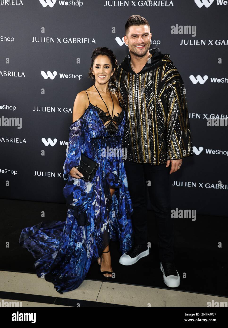 London, UK. 19th Feb, 2023. Manrara and Alja Škorjanec attend