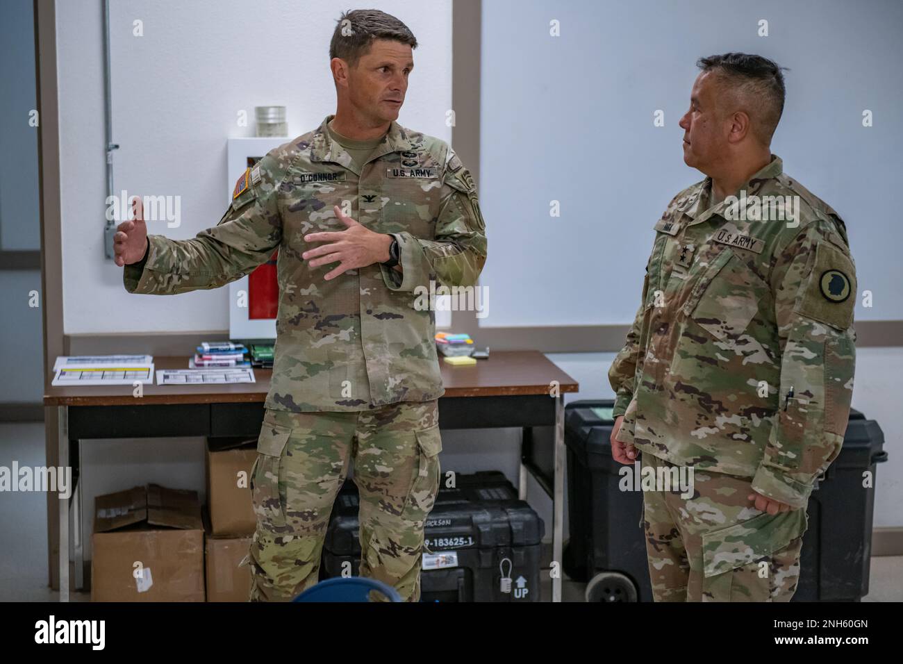 U.S. Army Col. Ryan O’Conner, commander of the 196th Infantry Brigade