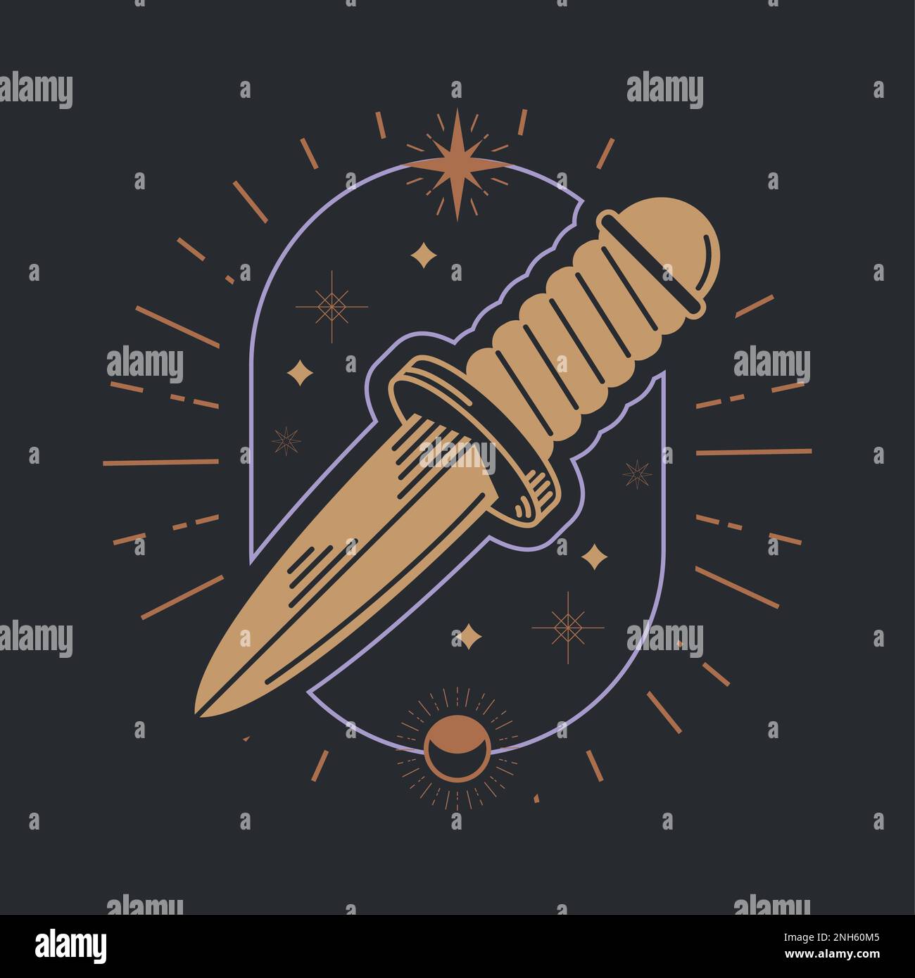 Esoteric dagger icon hi-res stock photography and images - Alamy