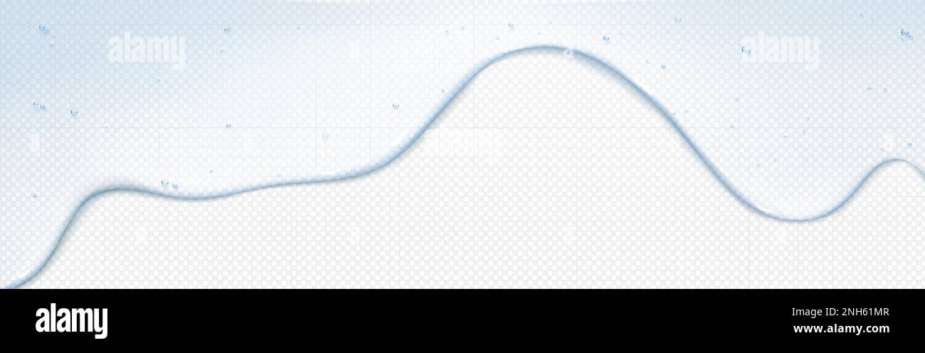 Realistic serum gel texture flow isolated on transparent background ...