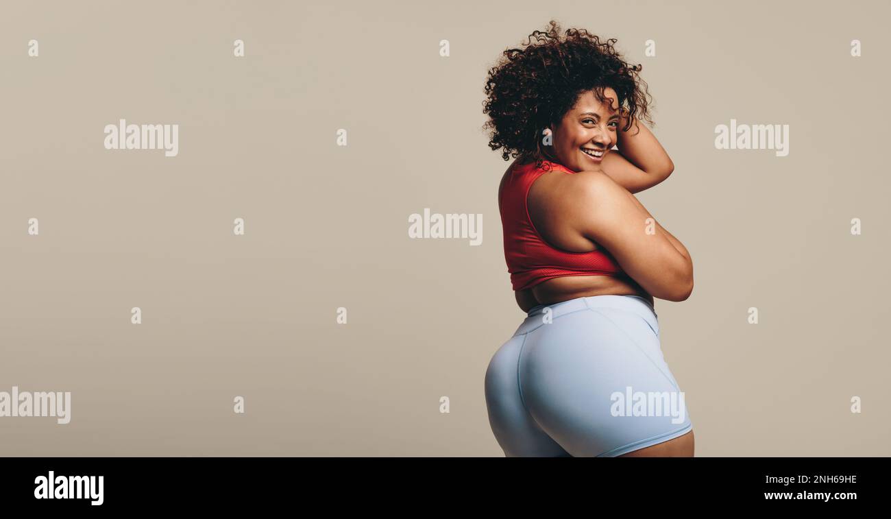Plus size model camera hi-res stock photography and images - Alamy
