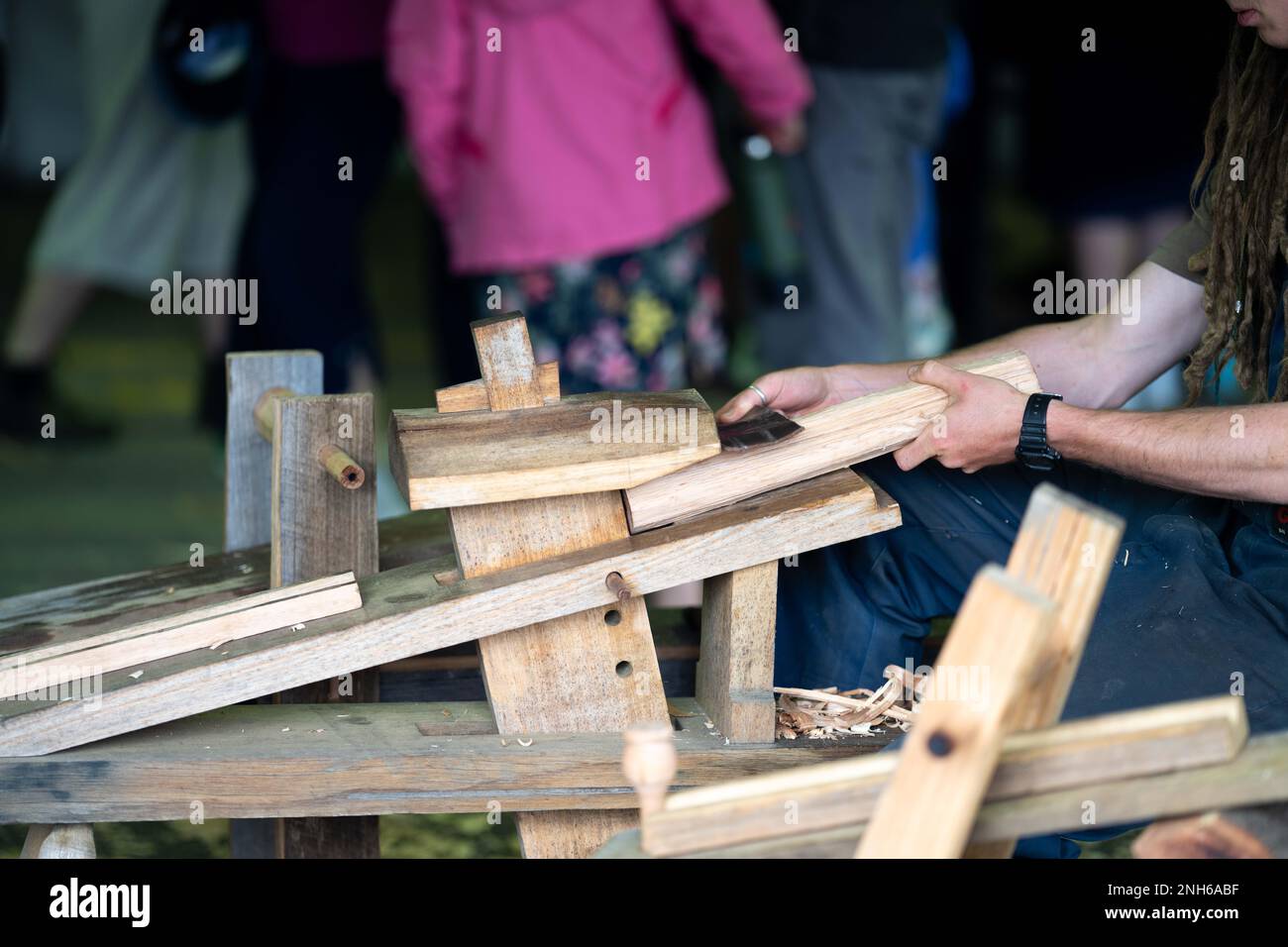 buliding wooden boats by hand in hobart tasmania at the wooden boat