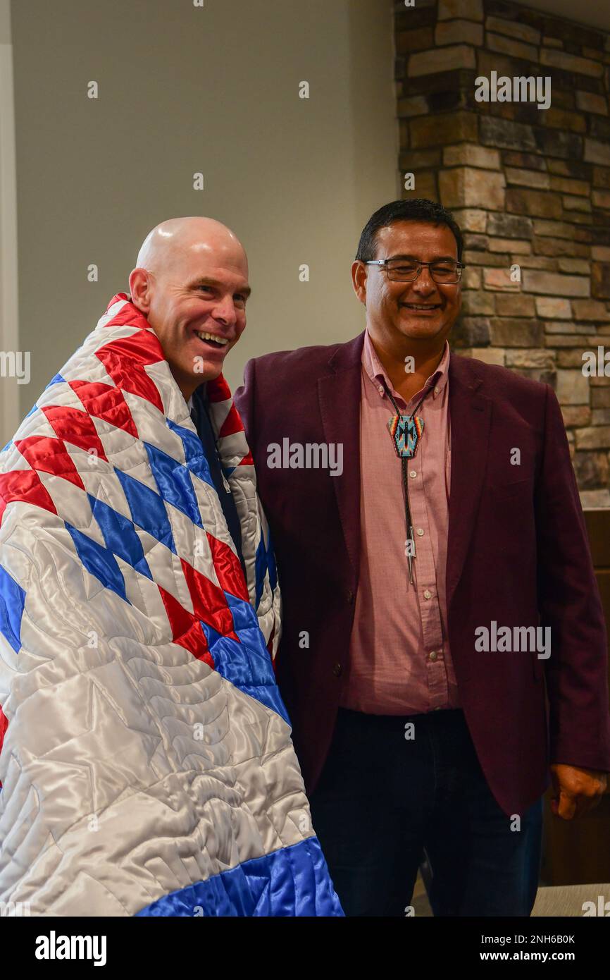 Maj Gen. Michael Lutton, Twentieth Air Force commander, and Three