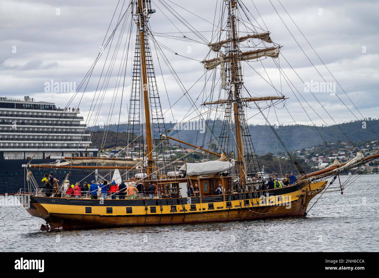 tall ships sailing, tall wooden ships on the water. at the wooden boat