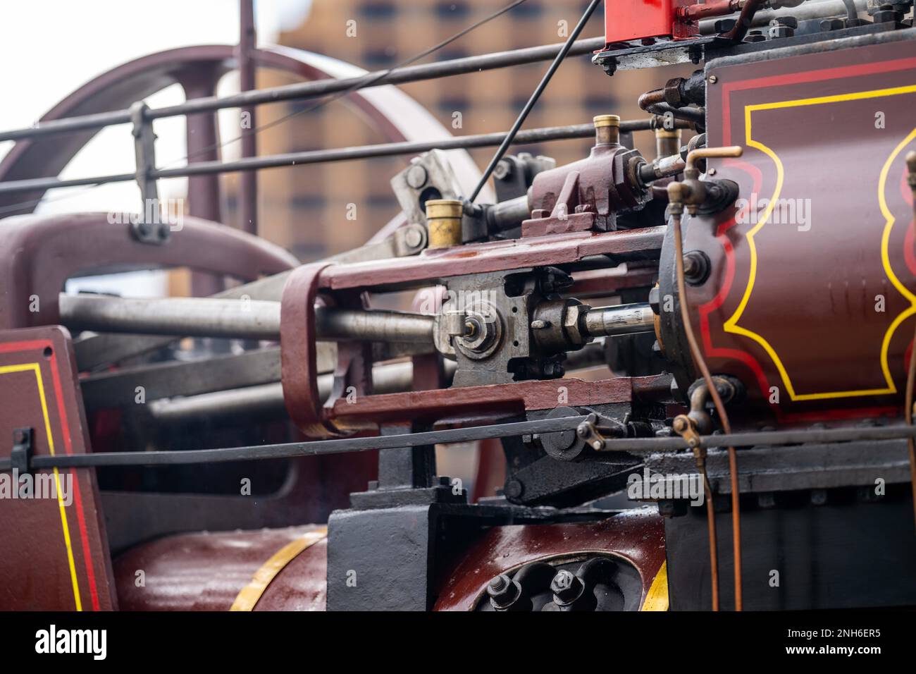 steam engines on display at an event in hobart tasmania Stock Photo Alamy