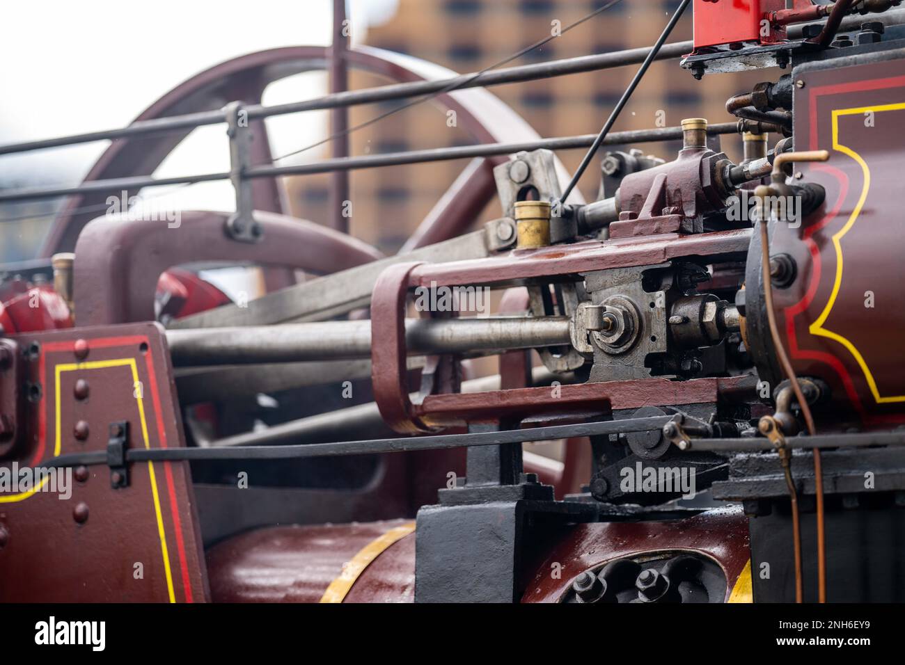 steam engines on display at an event in hobart tasmania Stock Photo Alamy