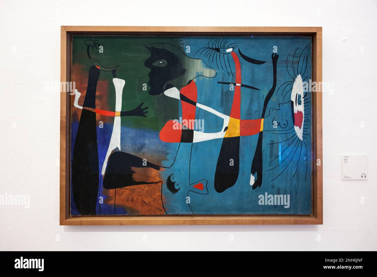 'Pintura' (1934) by Joan Miró, Joan Miró Foundation, Barcelona, Catalonia, Spain Stock Photo