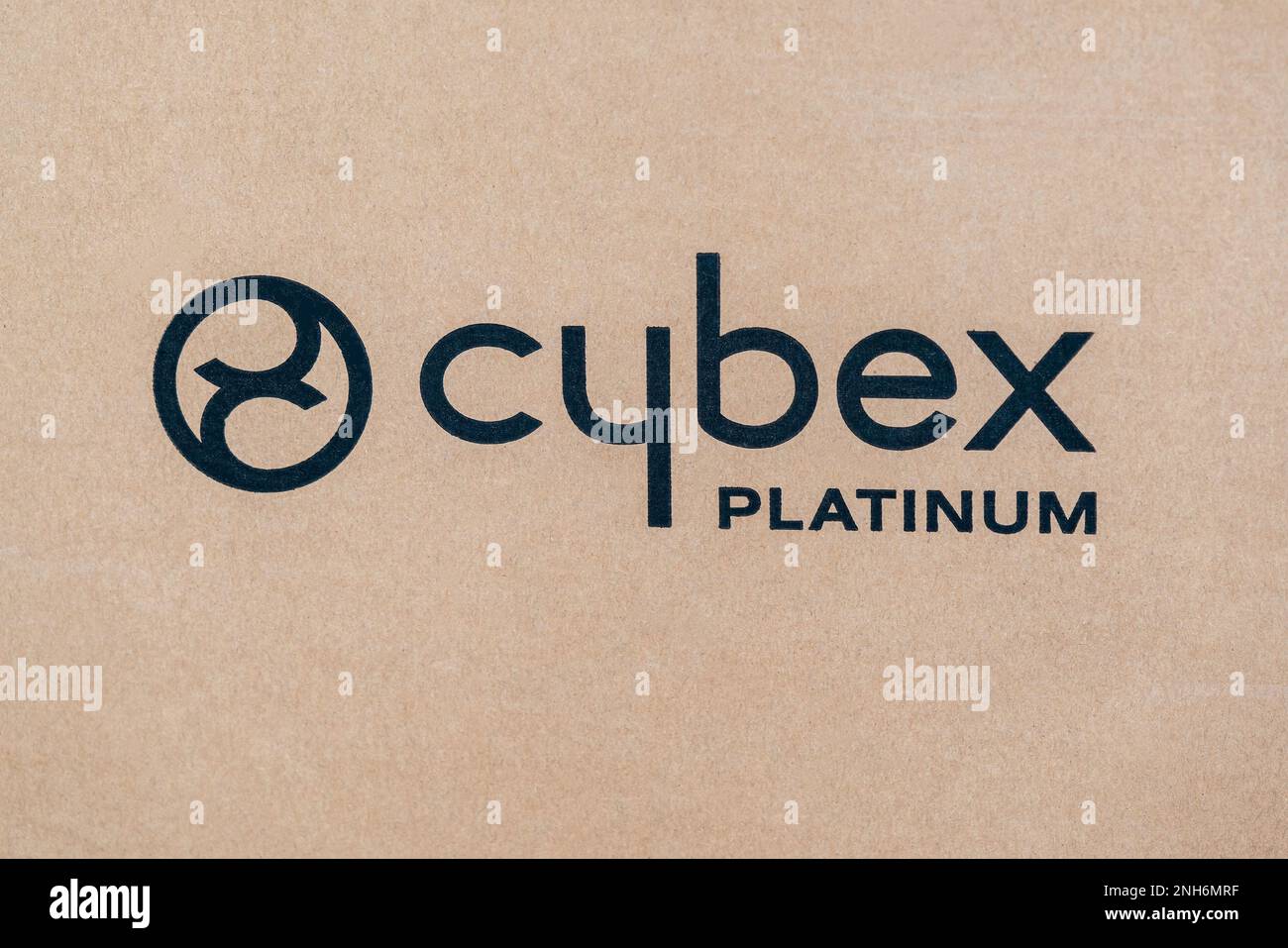 Novi Sad, Serbia - 15 January, 2023: Logo of Cybex platinum brand on  cardboard box. Cybex is German stroller producer Stock Photo - Alamy