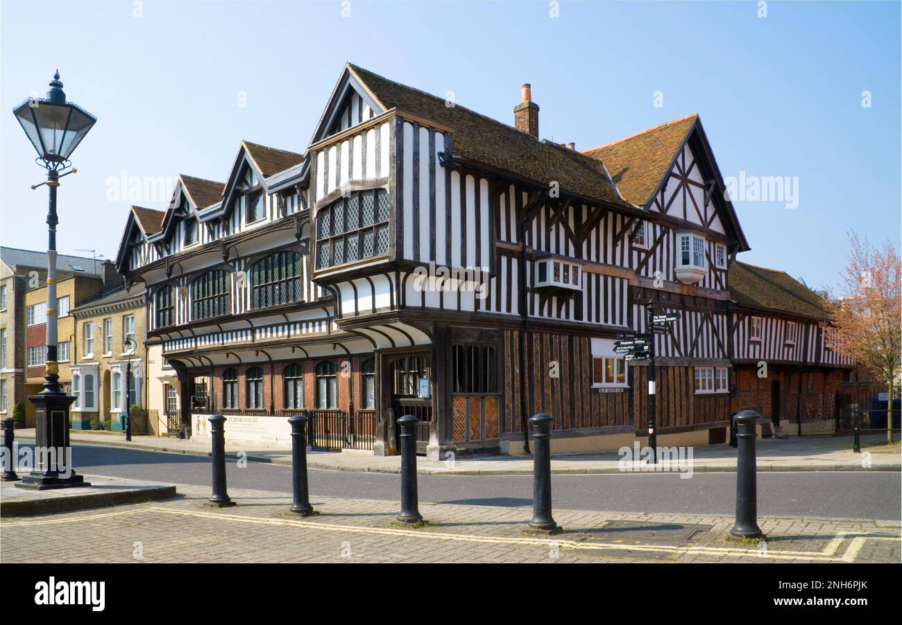 the old town tudor house in southampton Hampshire Stock Photo