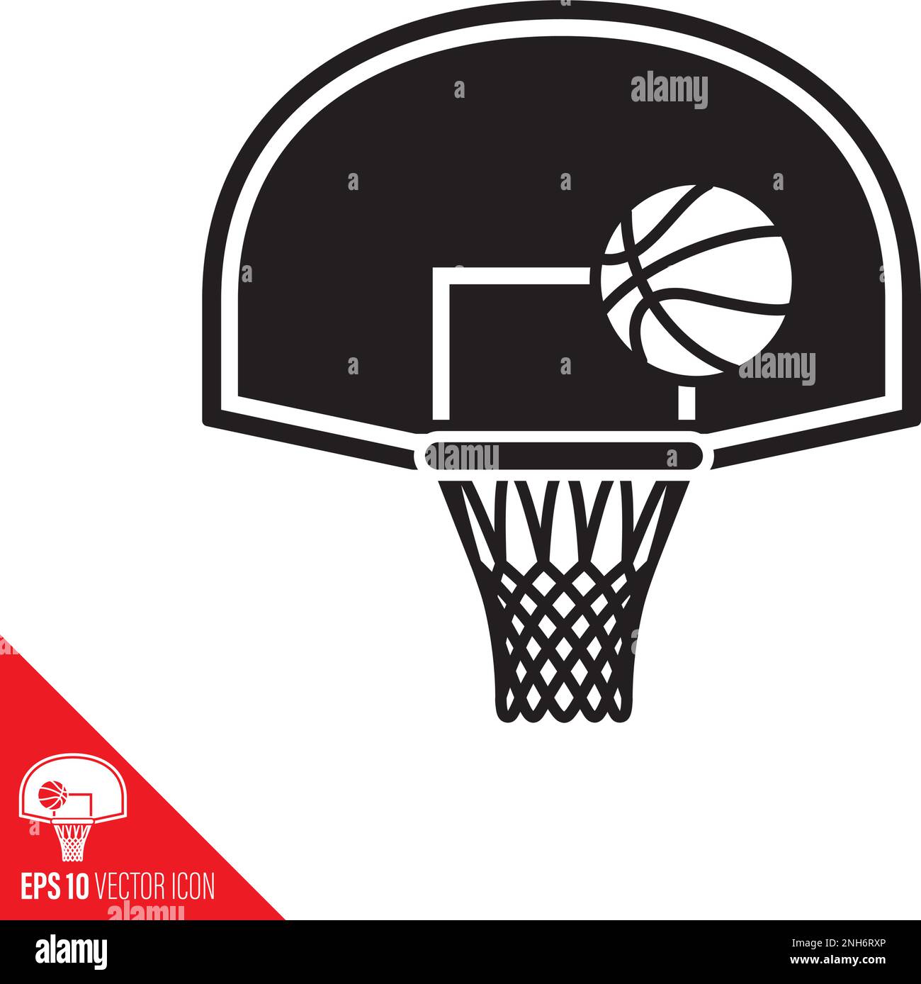 Basketball hoop net ball Stock Vector Images - Alamy