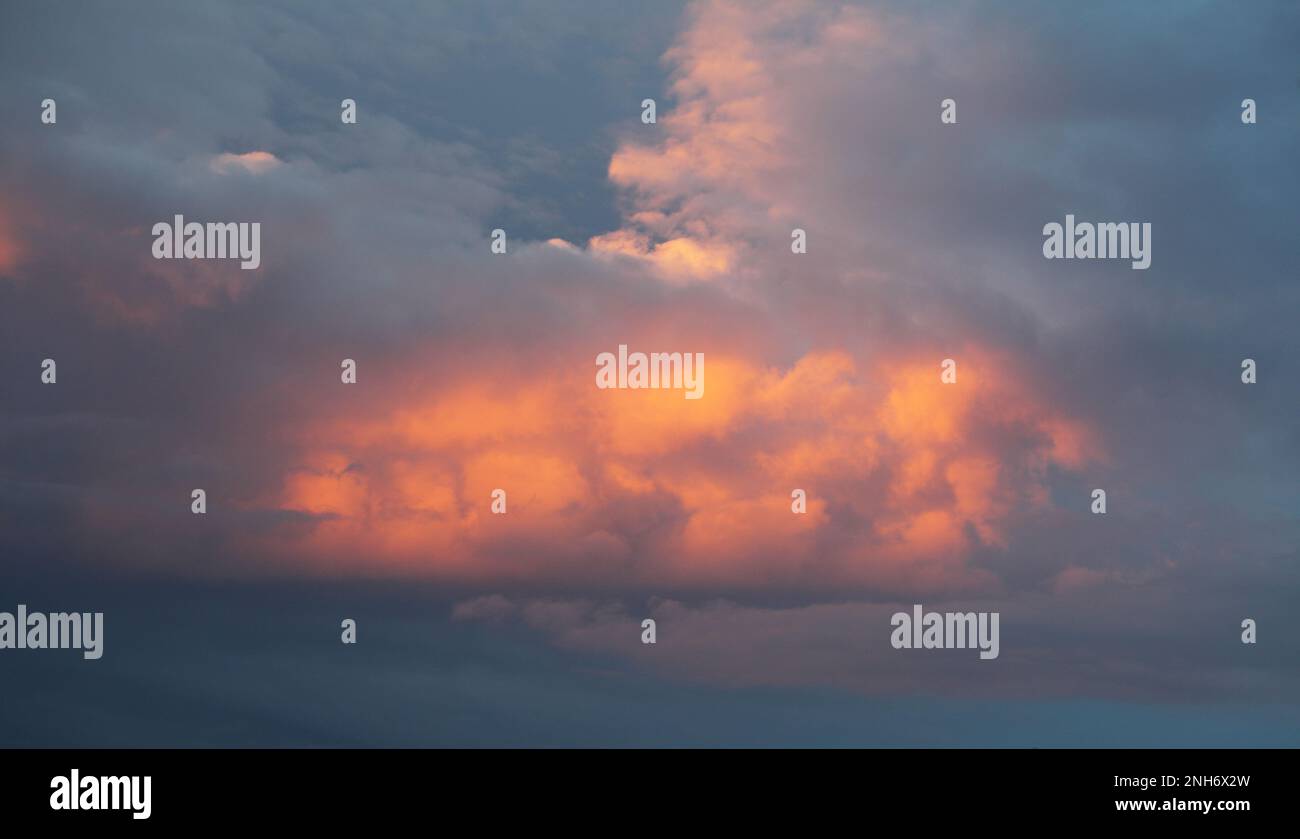Cumulus clouds at sunset hi-res stock photography and images - Alamy