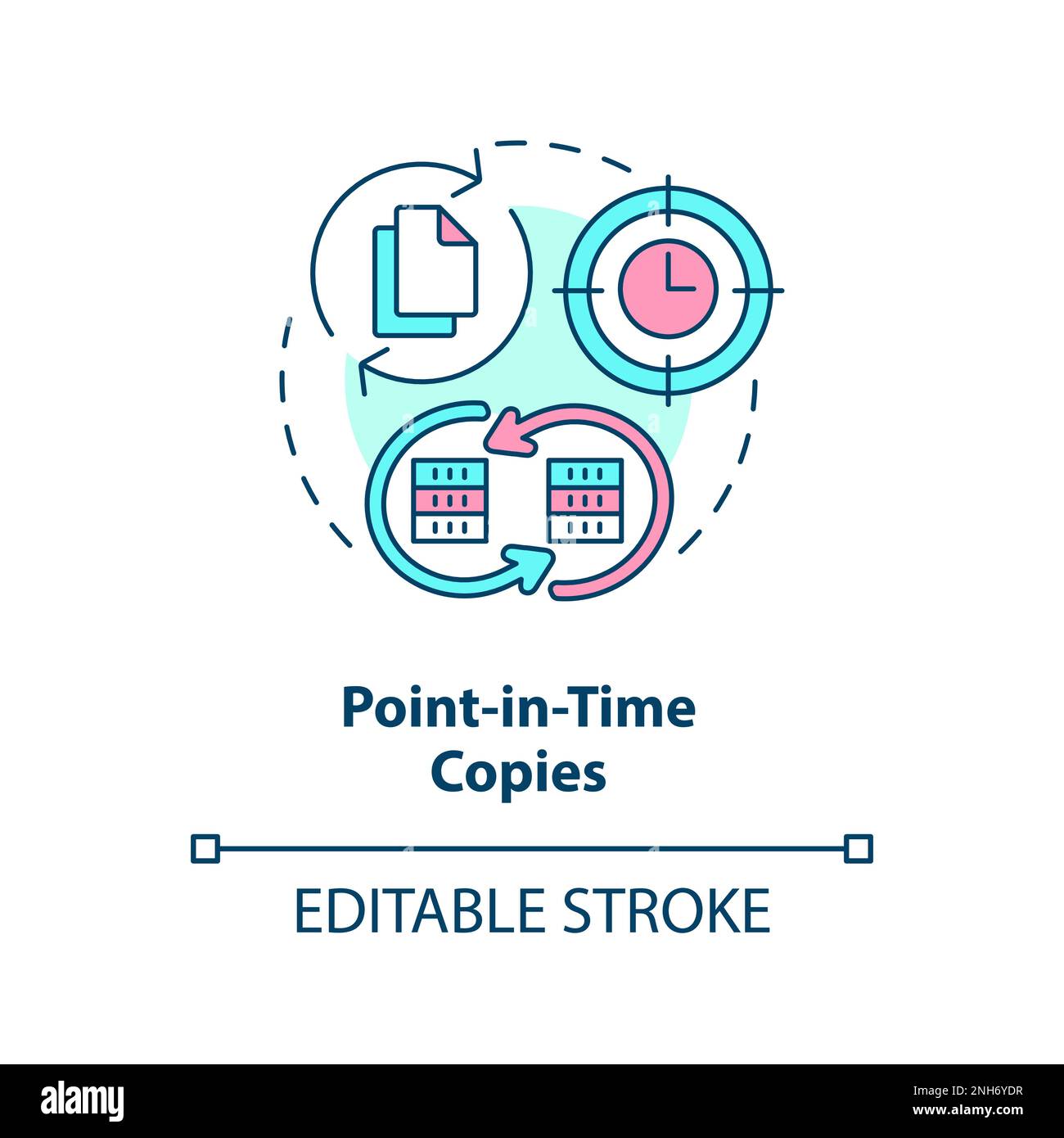 Point in time Stock Vector Images - Alamy