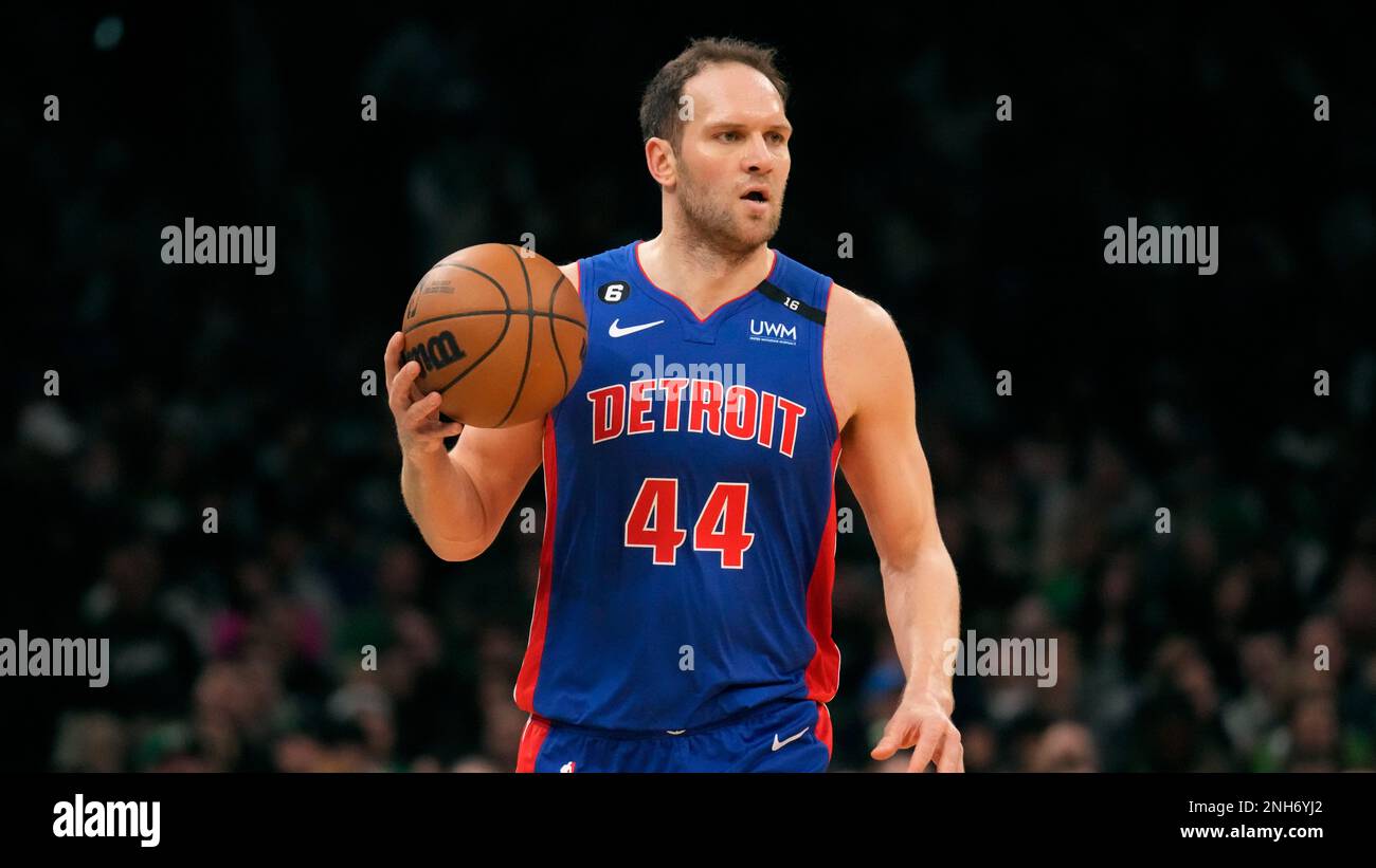 Detroit Pistons forward Bojan Bogdanovic (44) during an NBA basketball
