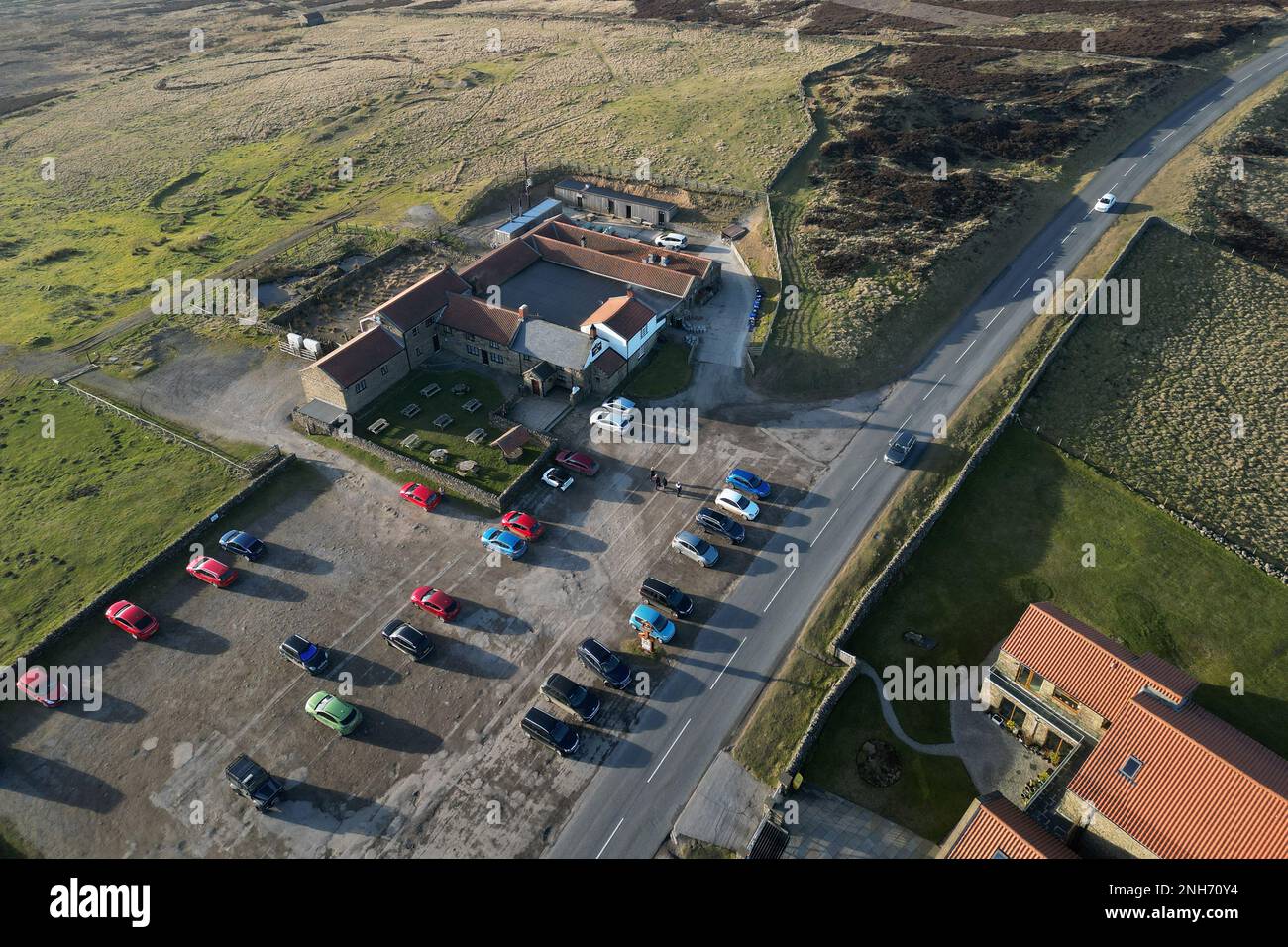 Aerial view yorkshire moors hi-res stock photography and images - Alamy