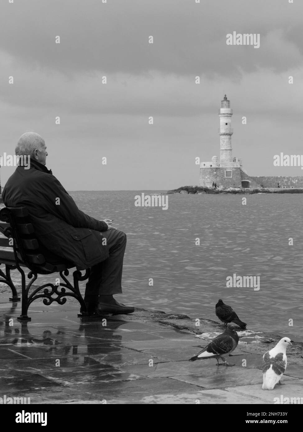 Old man oldman Black and White Stock Photos & Images - Alamy