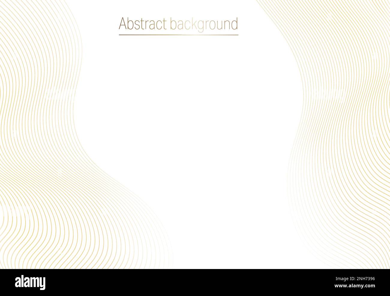 Dark wave curves on a light background. Sinuous lines for covers