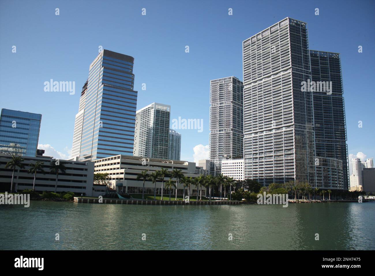 Caoba Downtown Miami Highrise Luxury Apartments View of City in Background  Stock Photo - Image of modern, architecture: 162140602