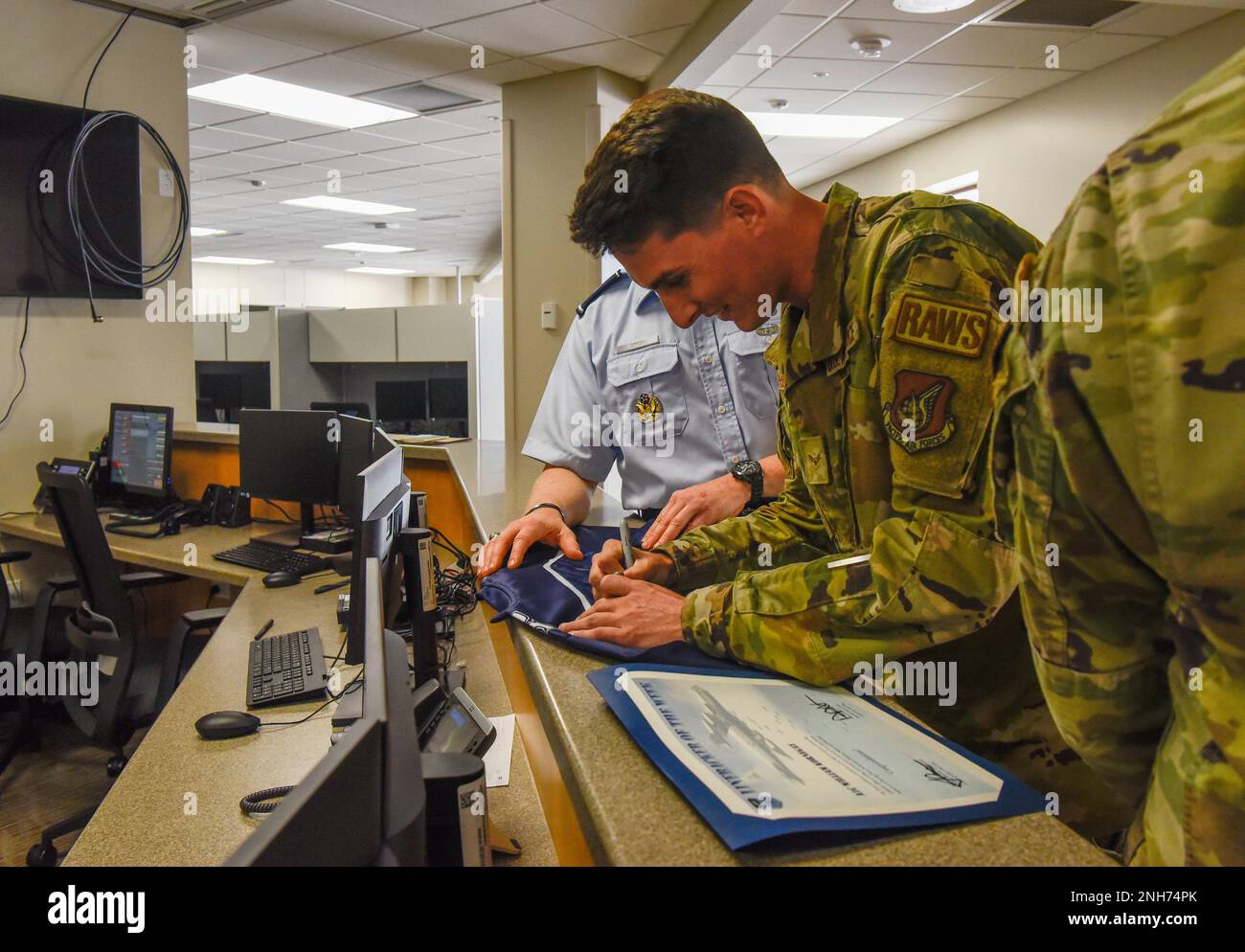 U.S. Air Force A1C William Kornegay, radar, airfield and weather