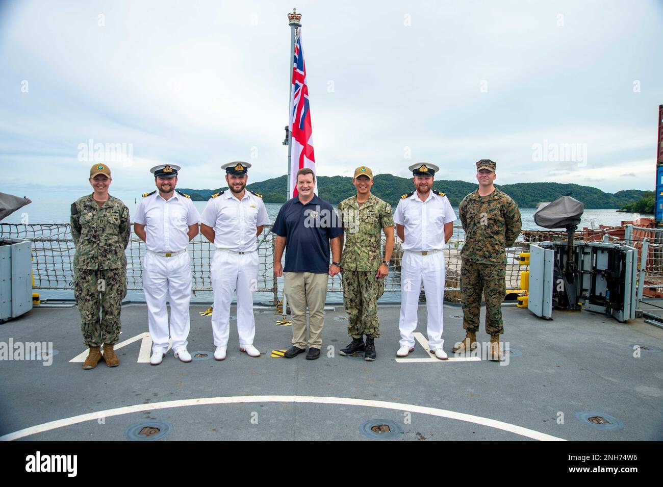 PACIFIC OCEAN (July 20, 2022) John HennesseyNiland, U.S. Ambassador