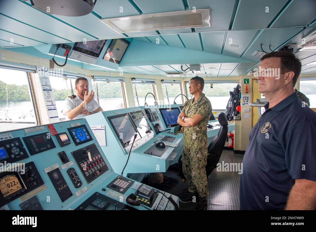 PACIFIC OCEAN (July 20, 2022) John HennesseyNiland, U.S. Ambassador