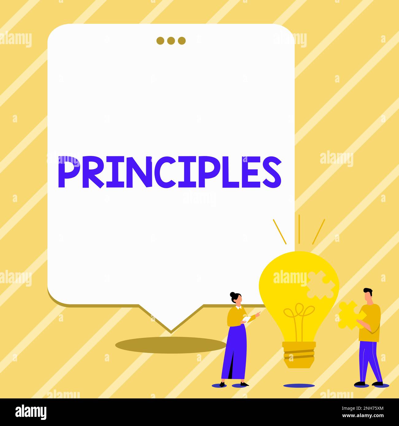 Text sign showing Principles. Internet Concept fundamental truth that ...