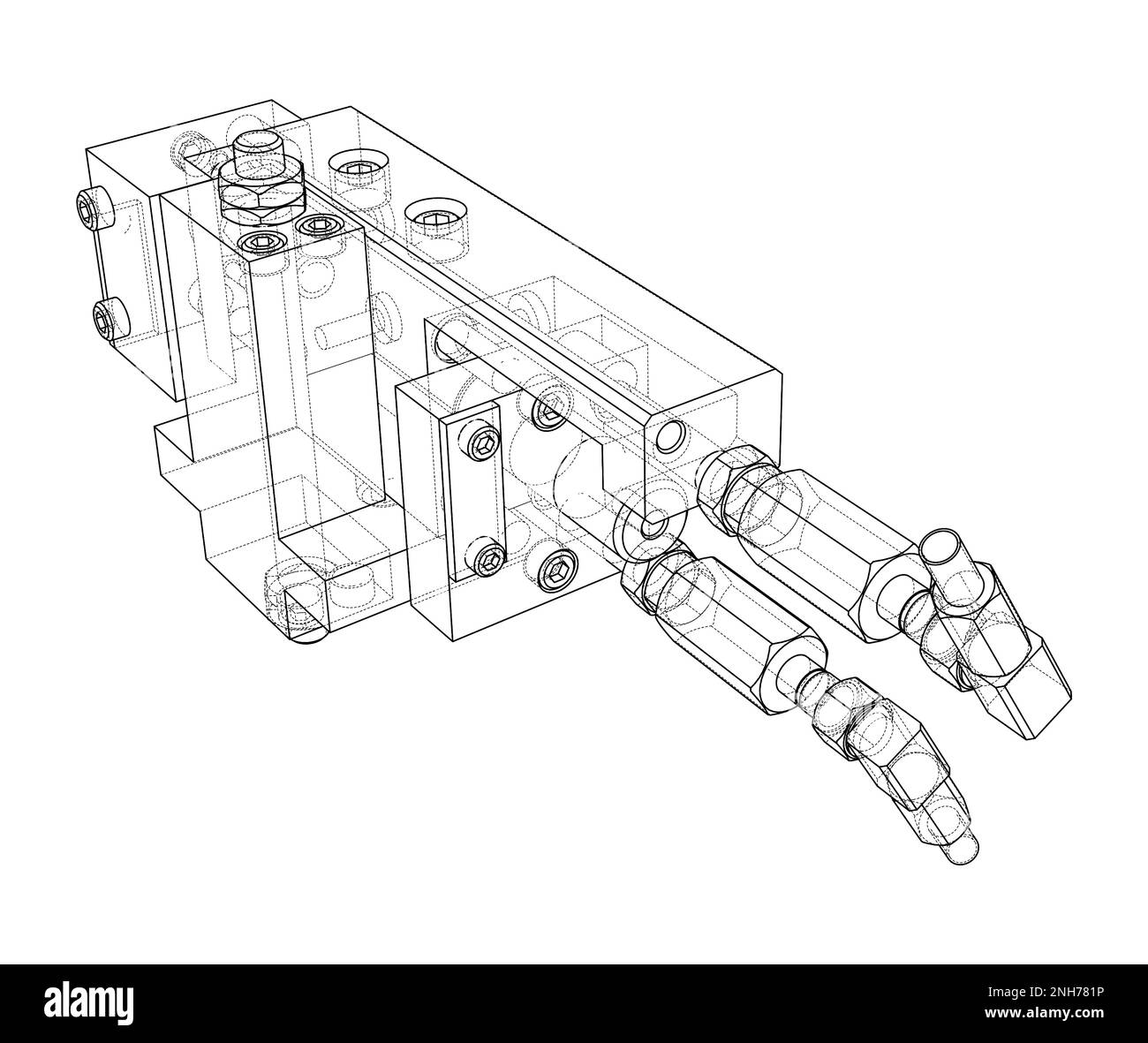 Abstract industry object concept Stock Photo - Alamy