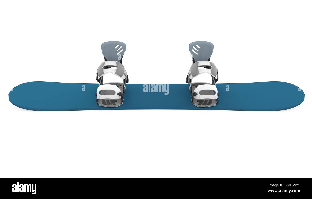 Snowboard with Bindings Isolated Stock Photo Alamy