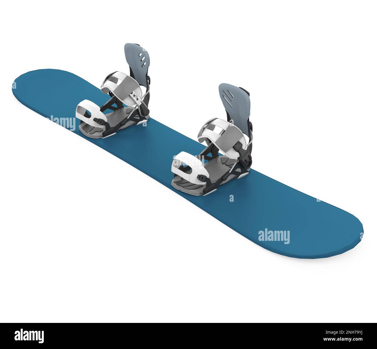 Snowboard with Bindings Isolated Stock Photo Alamy